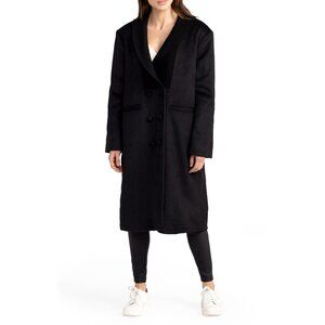 🆕BELLE & BLOOM After Party Quilt Lined Shawl Collar Wool Blend Coat Small